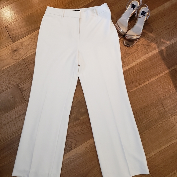 WHBM Cream Colour Dress Pants - Picture 2 of 7